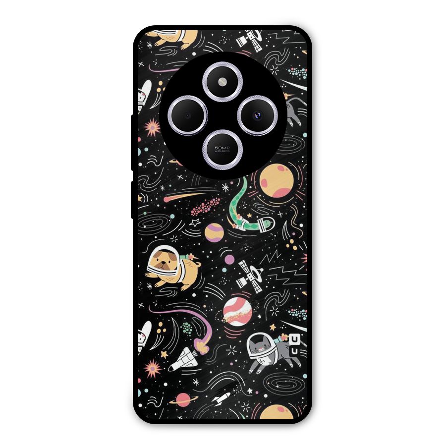 Dog Planetarium Metal Back Case for Poco M7