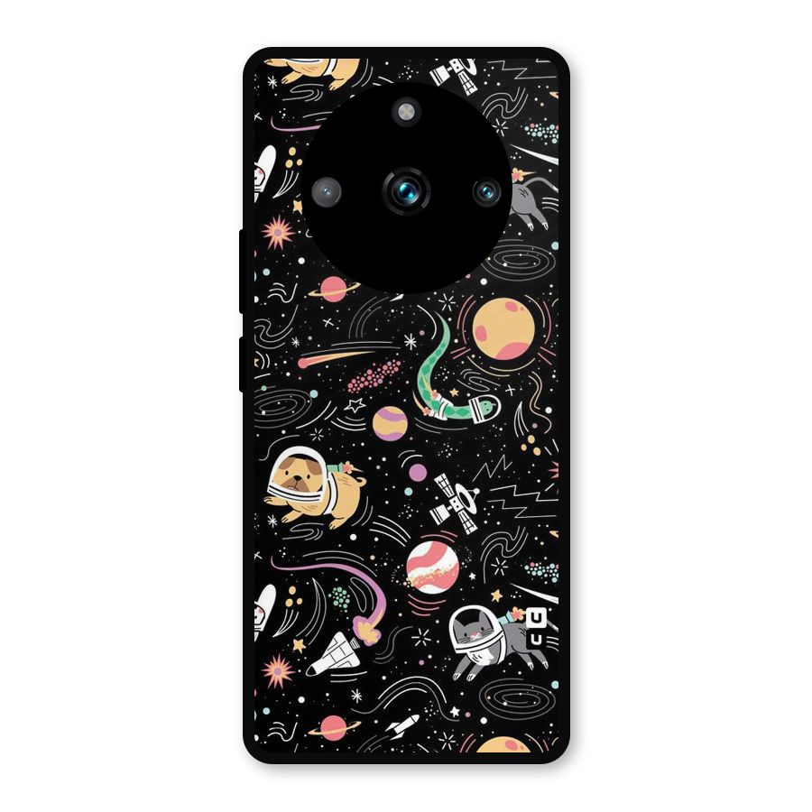Dog Planetarium Metal Back Case for Realme 11 Pro