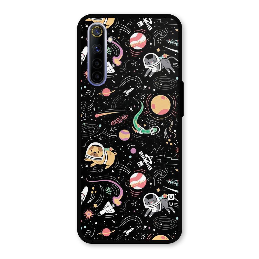 Dog Planetarium Metal Back Case for Realme 6i