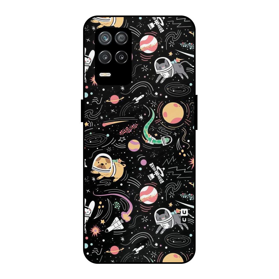 Dog Planetarium Metal Back Case for Realme 9 5G
