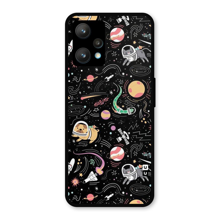 Dog Planetarium Metal Back Case for Realme 9 Pro Plus 5G