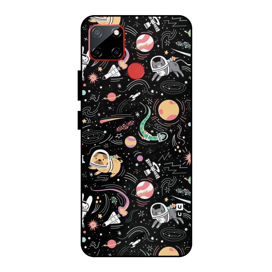 Dog Planetarium Metal Back Case for Realme C12