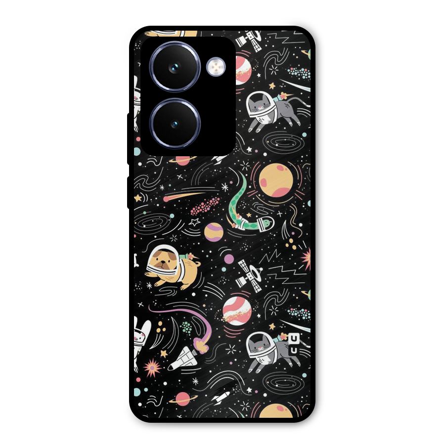 Dog Planetarium Metal Back Case for Realme P3 Ultra