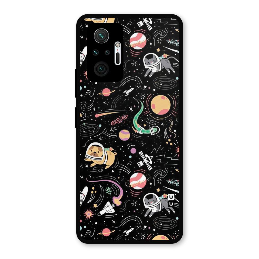 Dog Planetarium Metal Back Case for Redmi Note 10 Pro Max