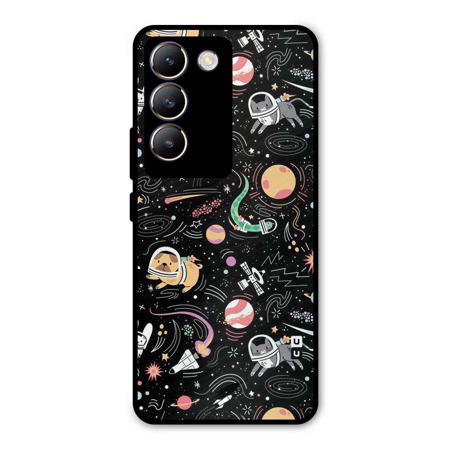 Dog Planetarium Metal Back Case for Vivo Y200e