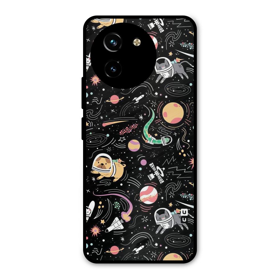 Dog Planetarium Metal Back Case for Vivo Y200i