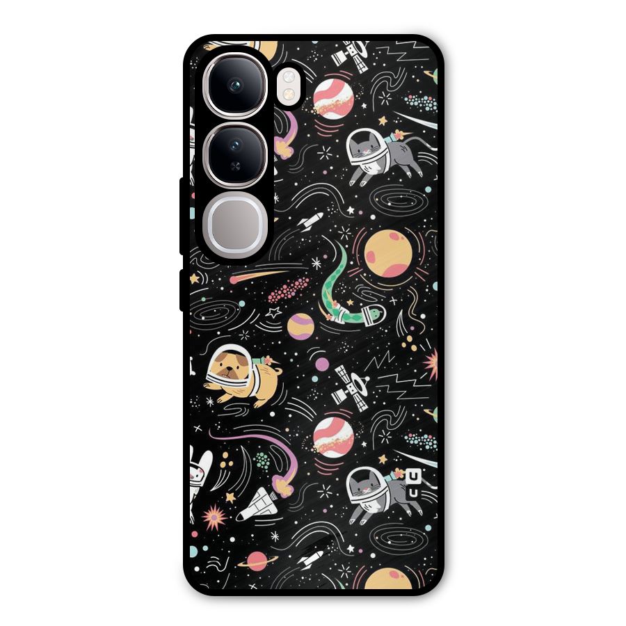 Dog Planetarium Metal Back Case for Vivo Y300