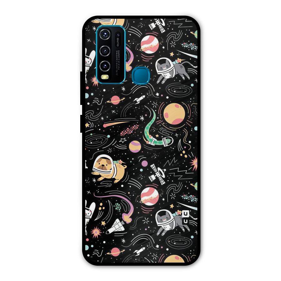 Dog Planetarium Metal Back Case for Vivo Y50