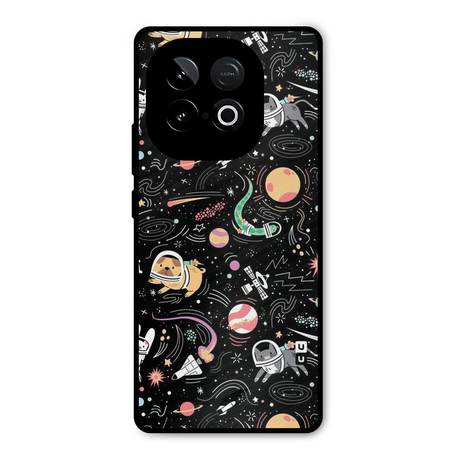 Dog Planetarium Metal Back Case for iQOO Neo 10