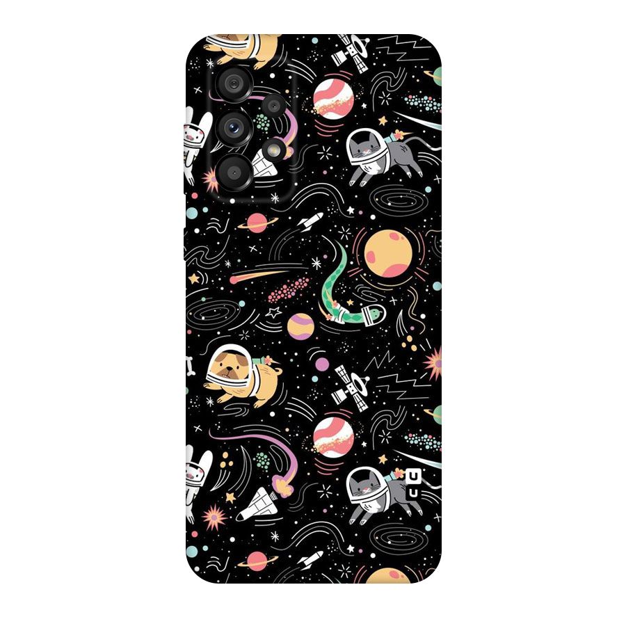 Dog Planetarium Original Polycarbonate Back Case for Galaxy A73 5G