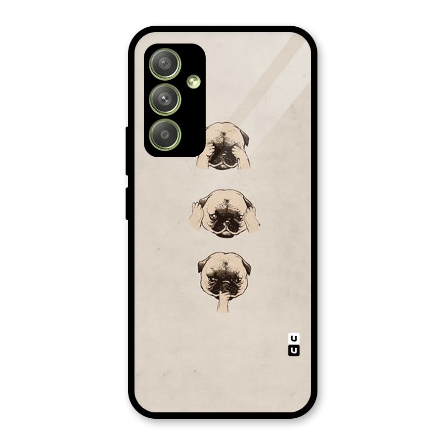 Doggo Moods Glass Back Case for Galaxy A54