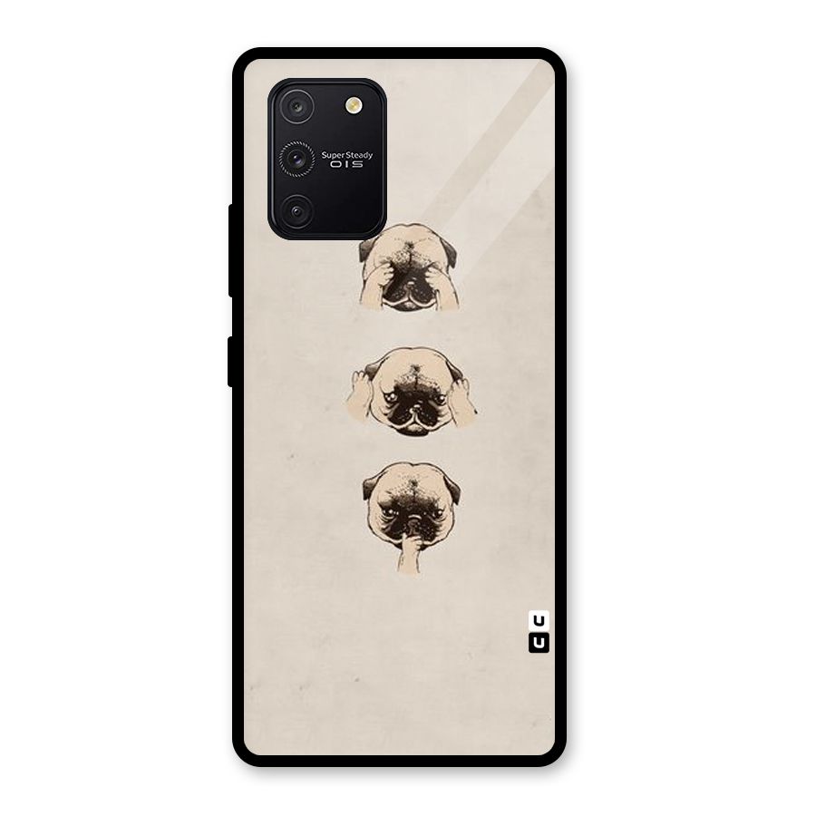 Doggo Moods Glass Back Case for Galaxy S10 Lite