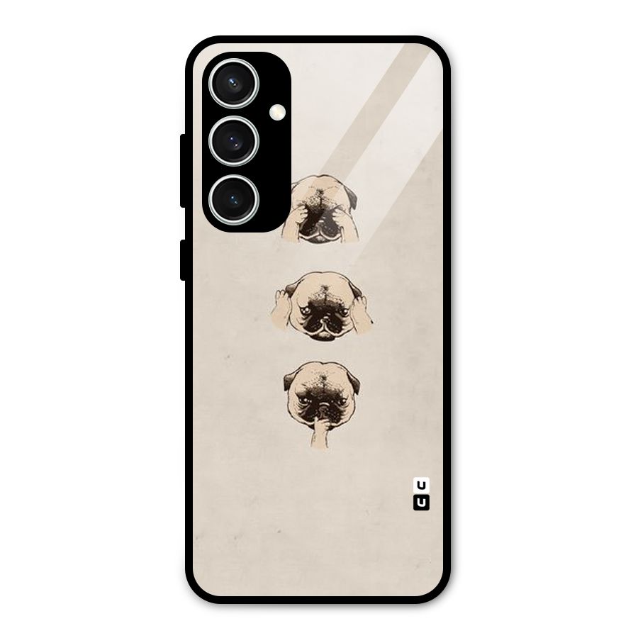 Doggo Moods Glass Back Case for Galaxy S23 FE