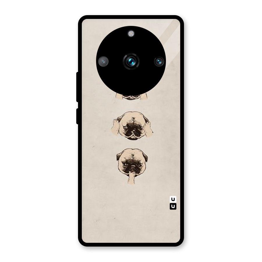 Doggo Moods Glass Back Case for Realme 11 Pro Plus