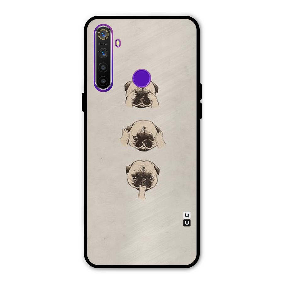 Doggo Moods Glass Back Case for Realme 5s