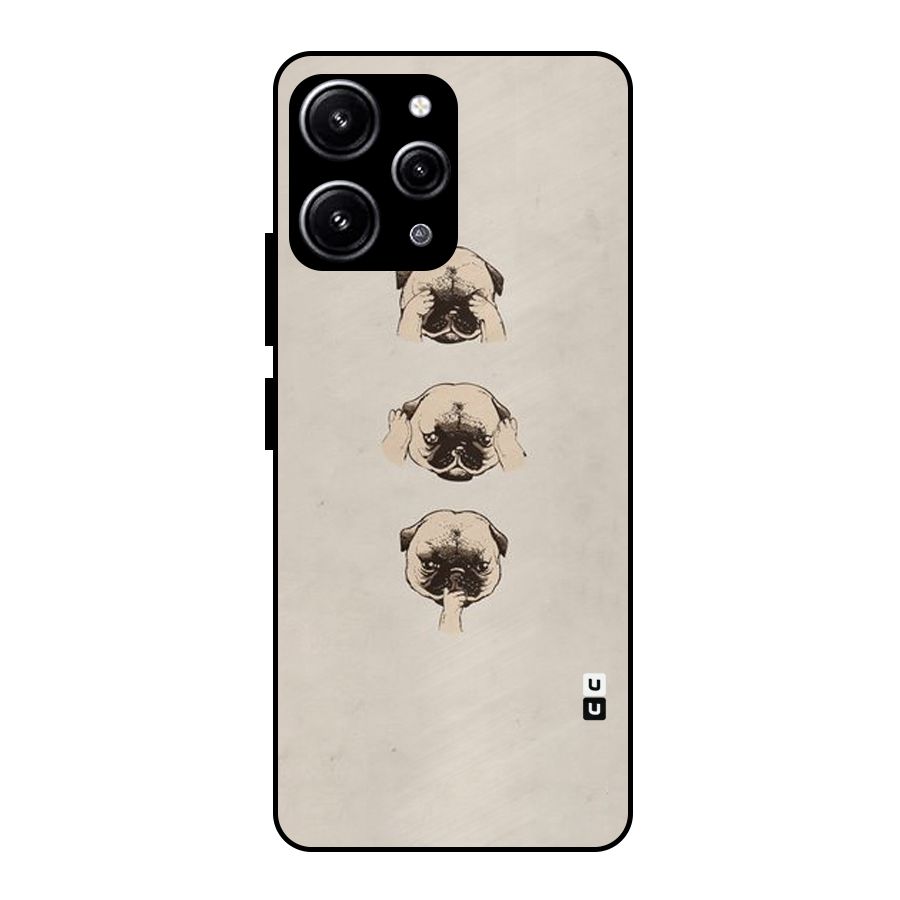 Doggo Moods Glass Back Case for Redmi 12 4G