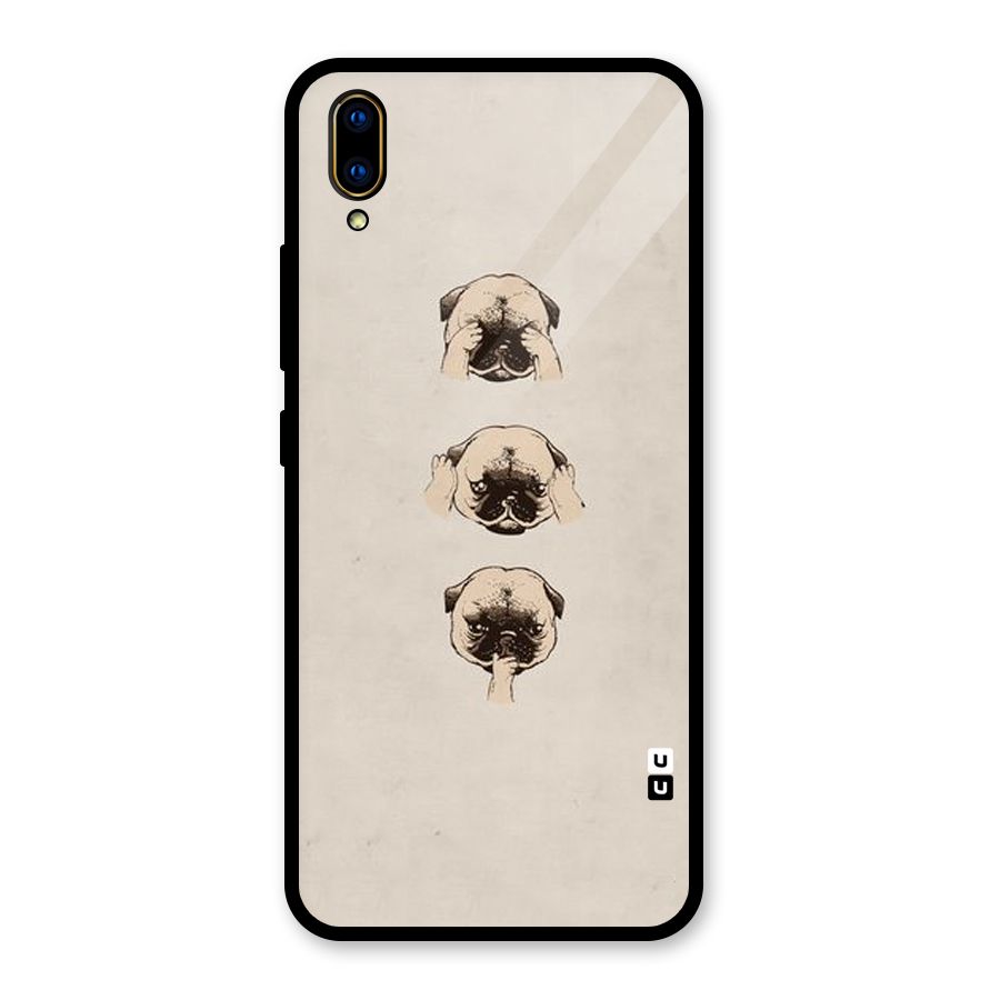 Doggo Moods Glass Back Case for Vivo V11 Pro