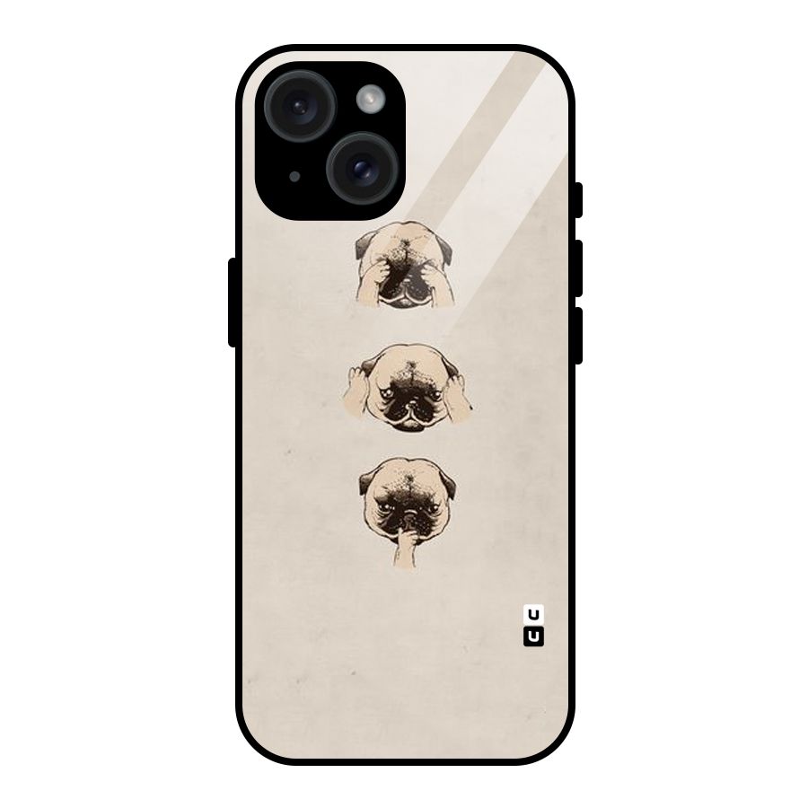 Doggo Moods Glass Back Case for iPhone 15