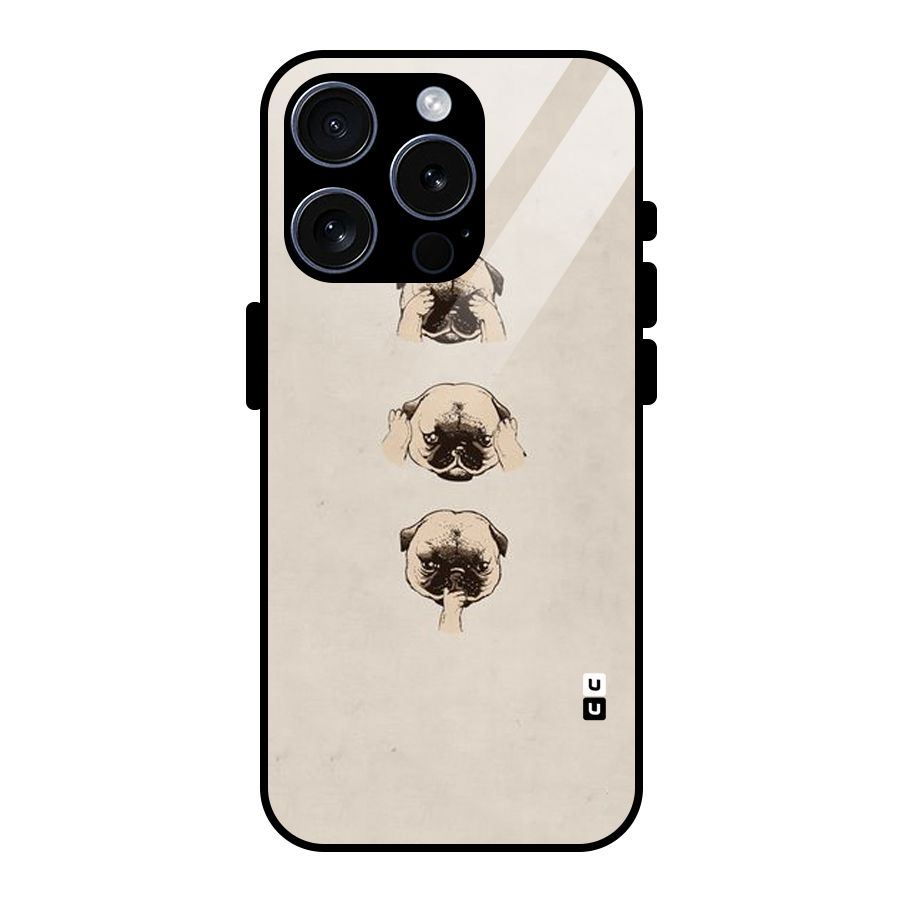 Doggo Moods Glass Back Case for iPhone 15 Pro