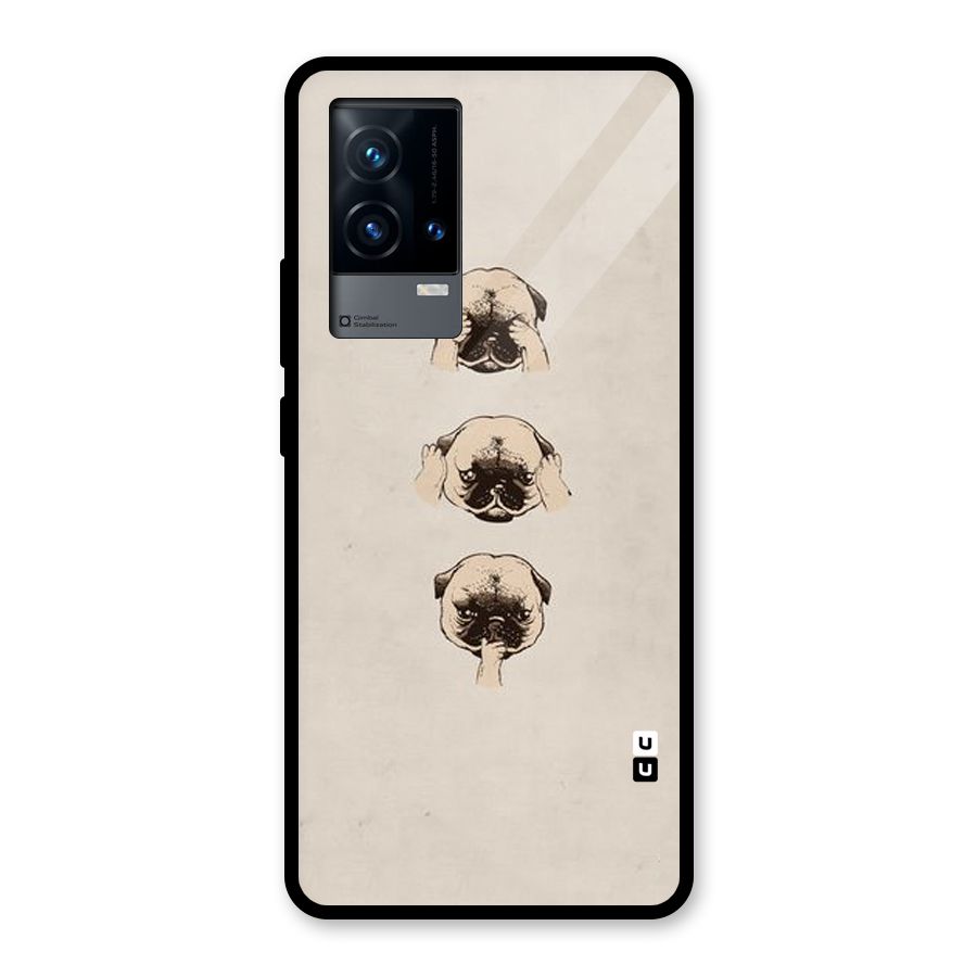 Doggo Moods Glass Back Case for iQOO 9 5G