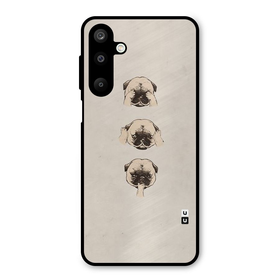 Doggo Moods Metal Back Case for Galaxy M16