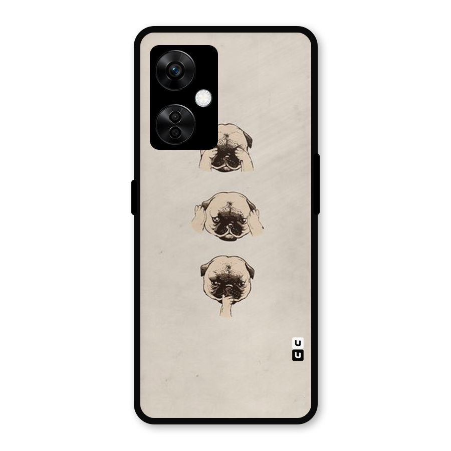 Doggo Moods Metal Back Case for OnePlus Nord CE 3 Lite