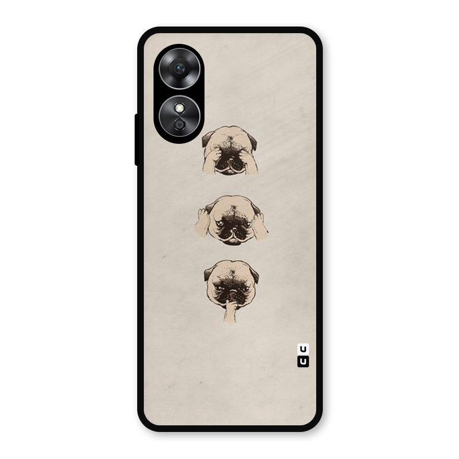 Doggo Moods Metal Back Case for Oppo A17