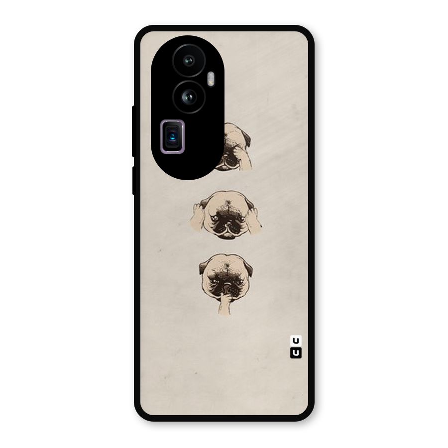 Doggo Moods Metal Back Case for Oppo Reno10 Pro Plus