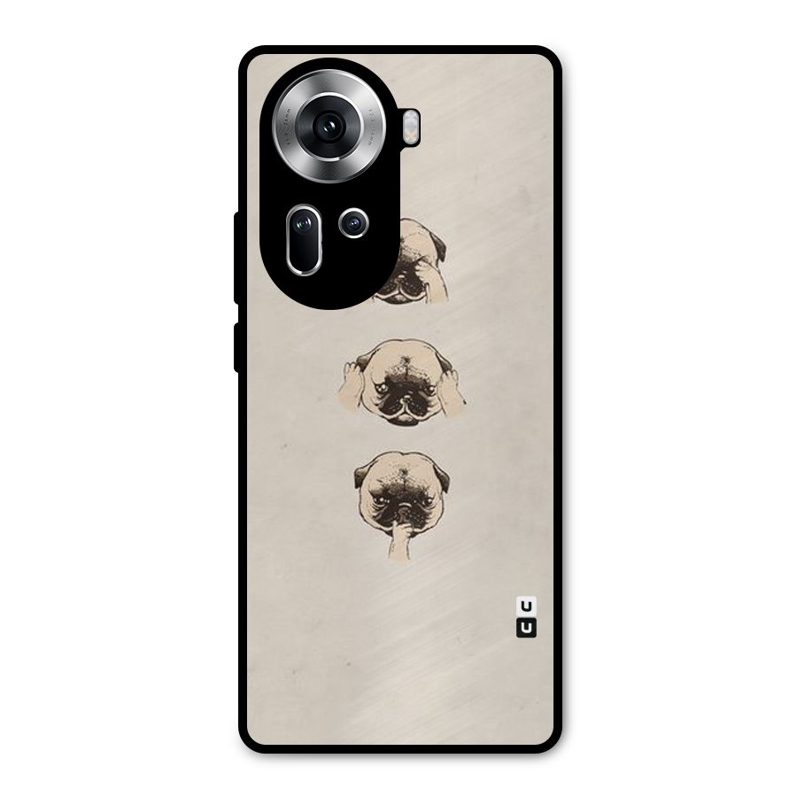 Doggo Moods Metal Back Case for Oppo Reno11 5G