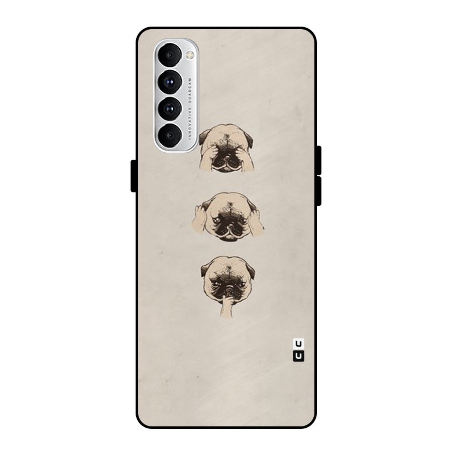 Doggo Moods Metal Back Case for Oppo Reno4 Pro