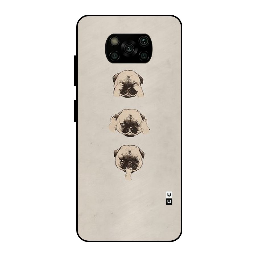 Doggo Moods Metal Back Case for Poco X3