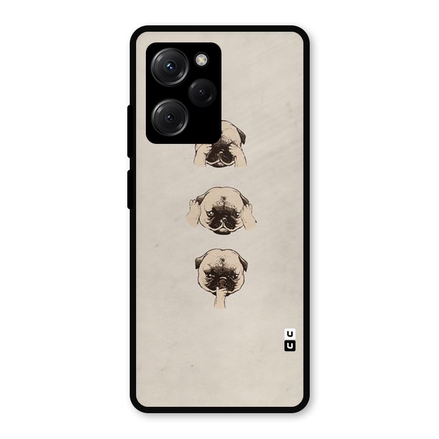 Doggo Moods Metal Back Case for Poco X5 Pro