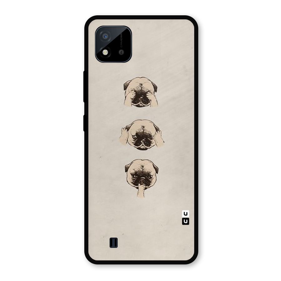 Doggo Moods Metal Back Case for Realme C11 2021