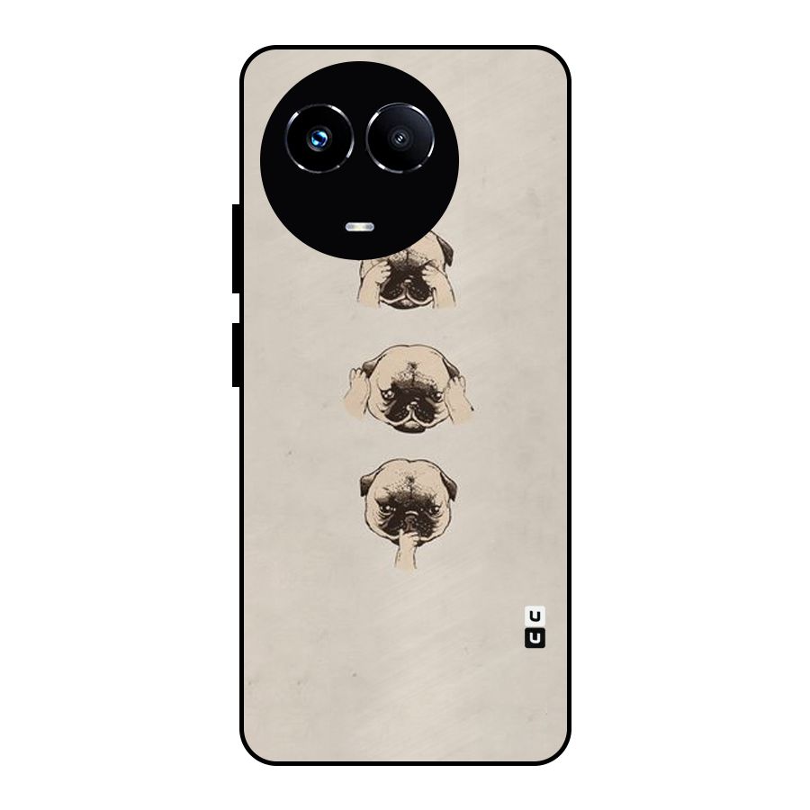 Doggo Moods Metal Back Case for Realme Narzo 60X