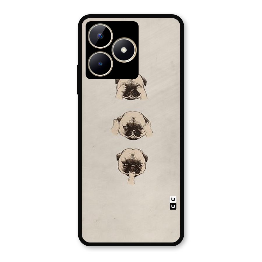 Doggo Moods Metal Back Case for Realme Narzo N53