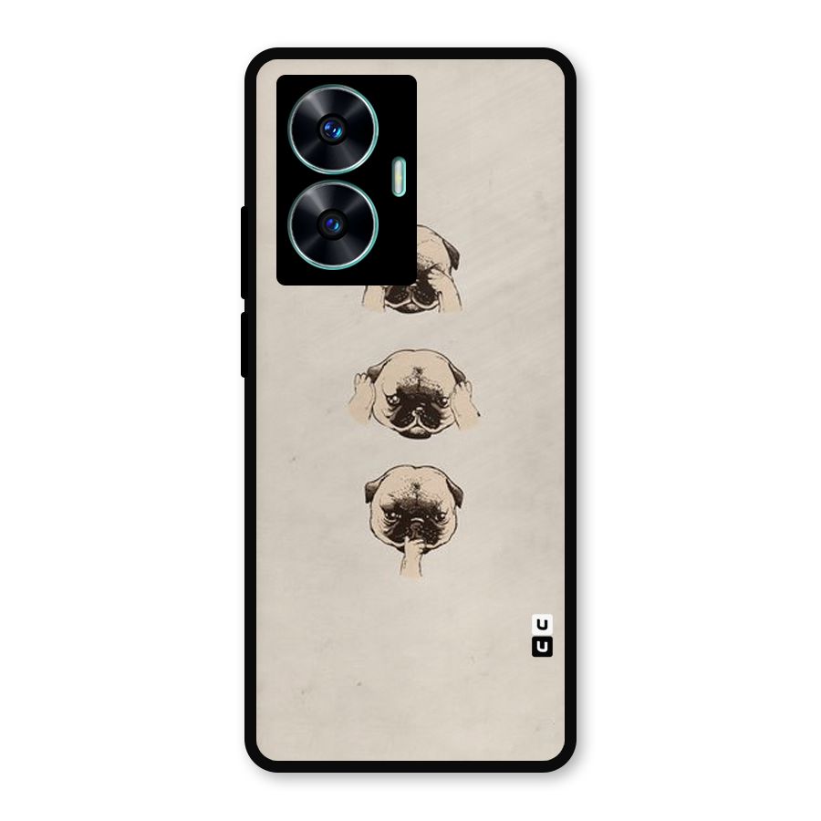 Doggo Moods Metal Back Case for Realme Narzo N55