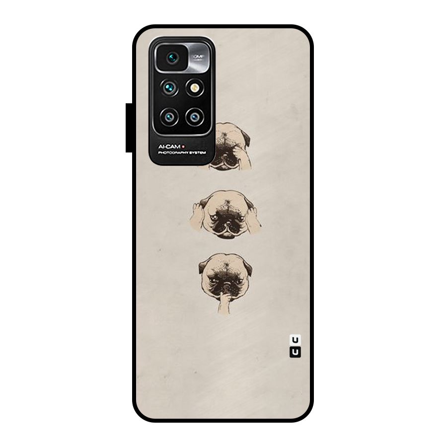 Doggo Moods Metal Back Case for Redmi 10 Prime