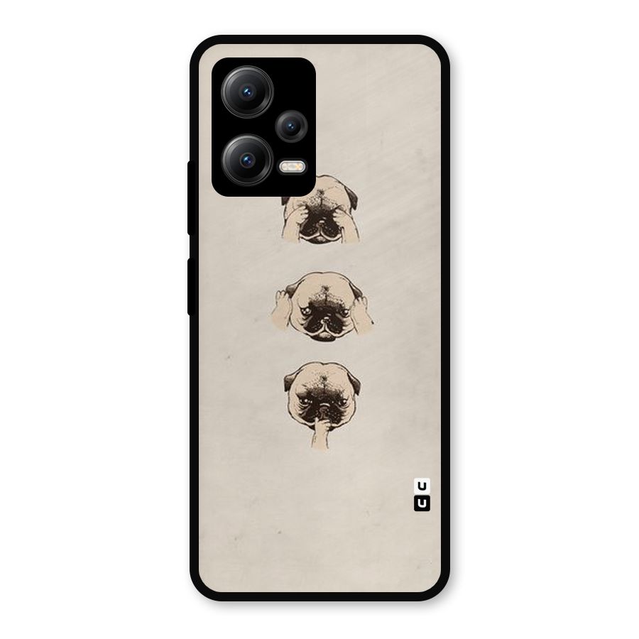 Doggo Moods Metal Back Case for Redmi Note 12 5G