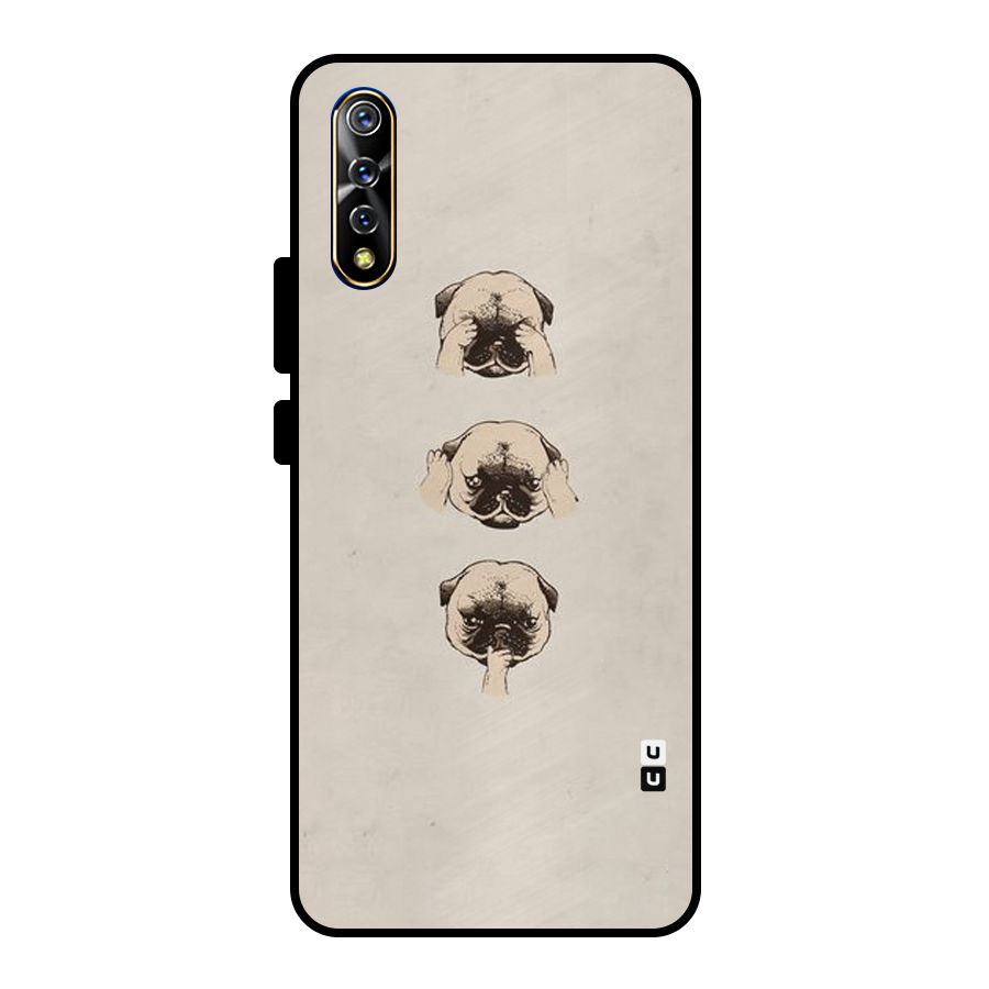 Doggo Moods Metal Back Case for Vivo S1