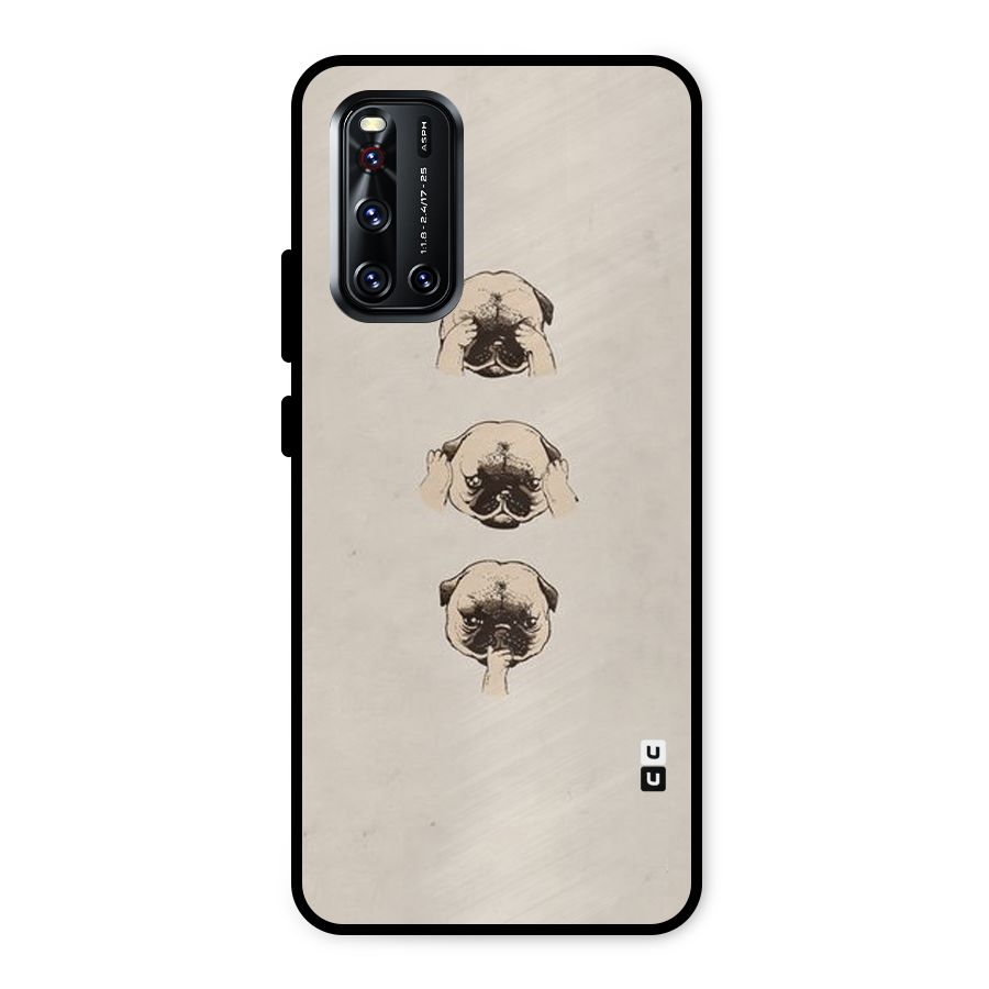 Doggo Moods Metal Back Case for Vivo V19