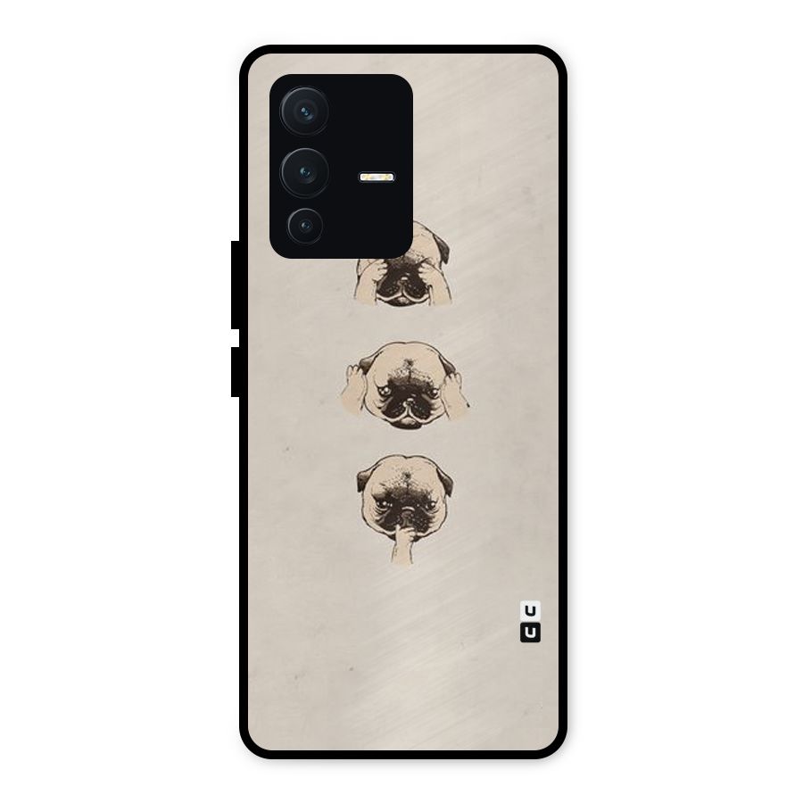 Doggo Moods Metal Back Case for Vivo V23 5G