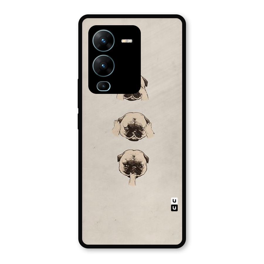 Doggo Moods Metal Back Case for Vivo V25 Pro