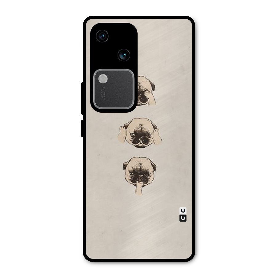 Doggo Moods Metal Back Case for Vivo V30