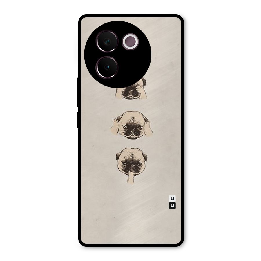 Doggo Moods Metal Back Case for Vivo V30e