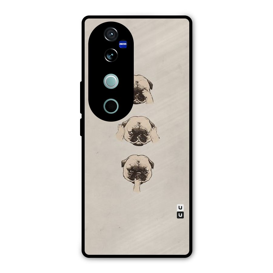 Doggo Moods Metal Back Case for Vivo V40