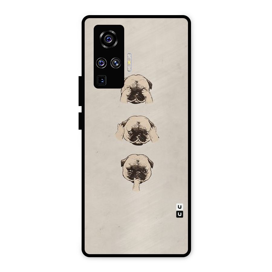 Doggo Moods Metal Back Case for Vivo X50 Pro