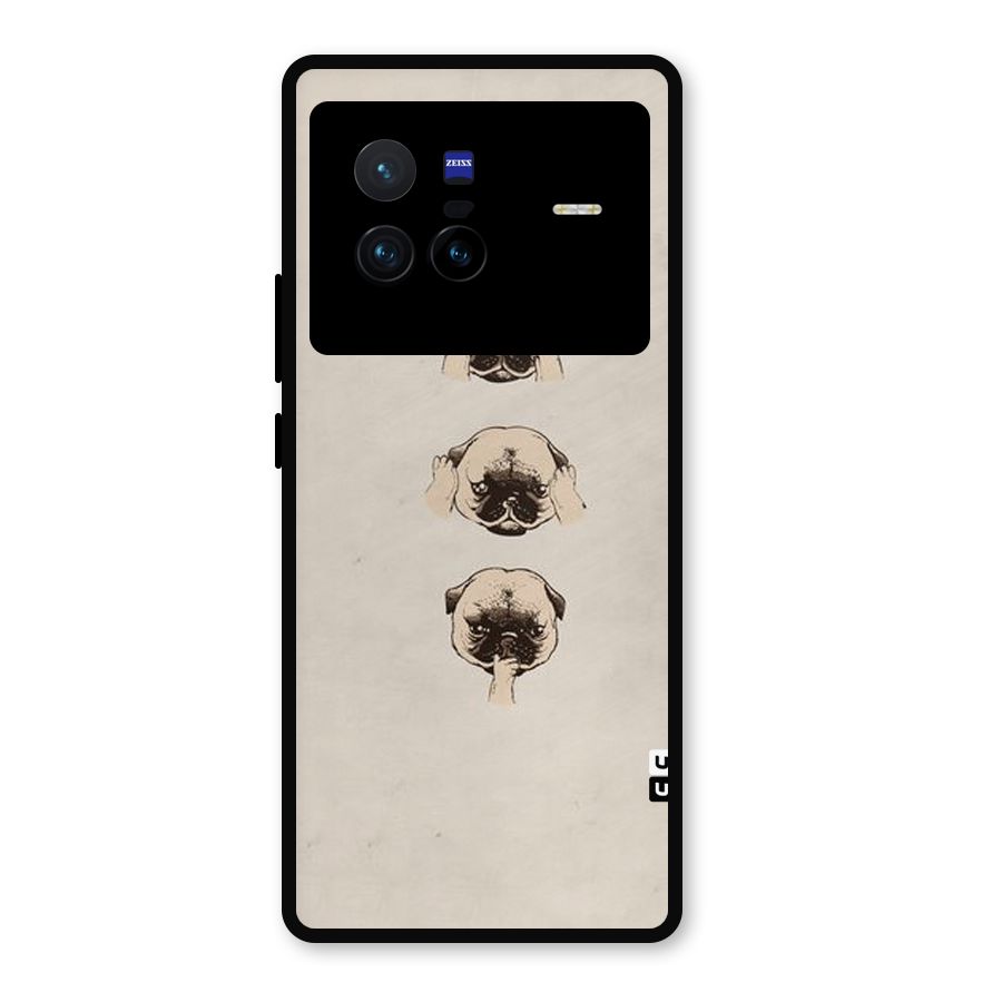 Doggo Moods Metal Back Case for Vivo X80