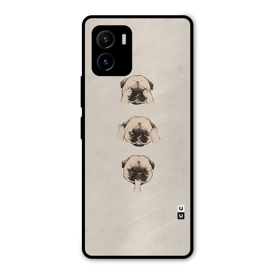 Doggo Moods Metal Back Case for Vivo Y15s