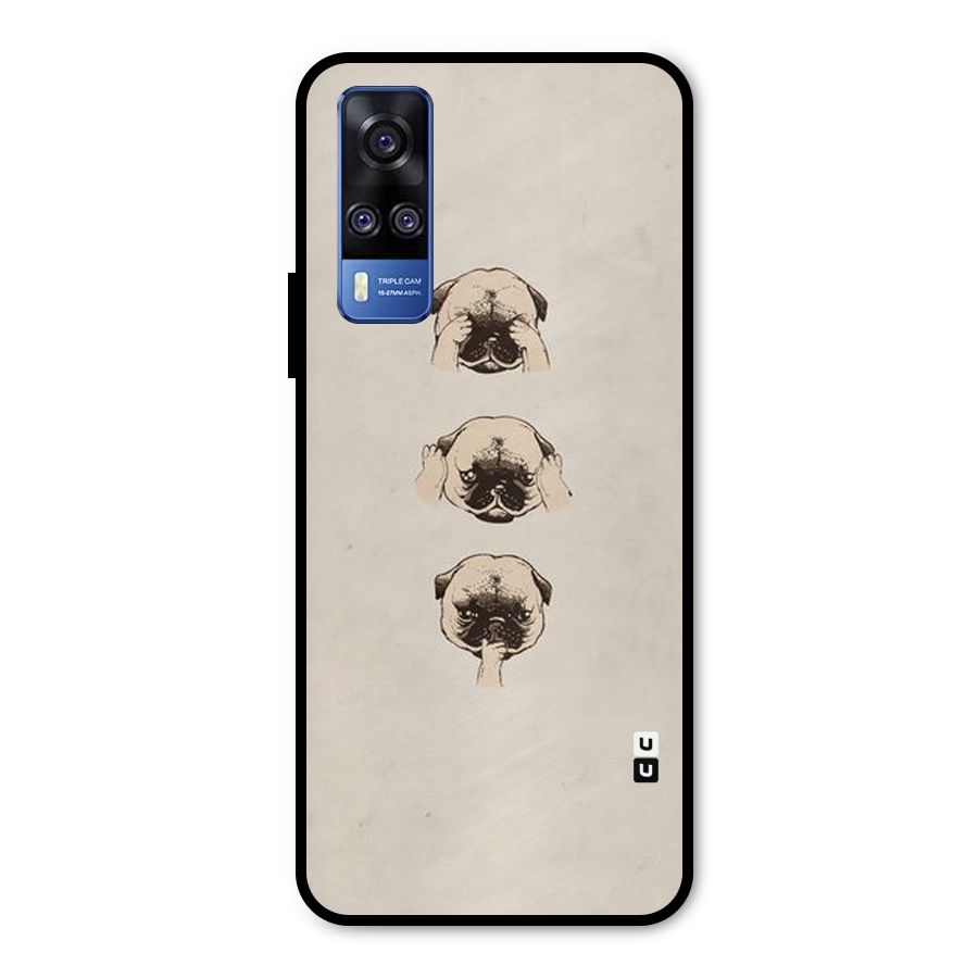 Doggo Moods Metal Back Case for Vivo Y31