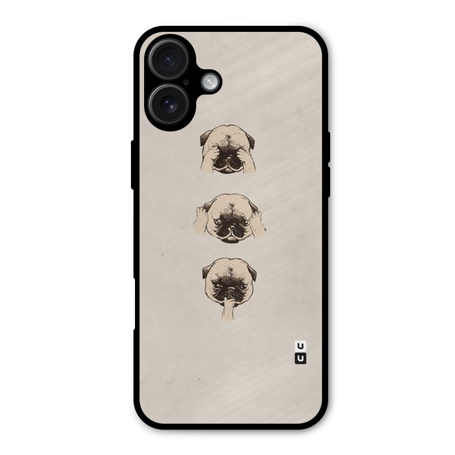 Doggo Moods Metal Back Case for iPhone 16 Plus
